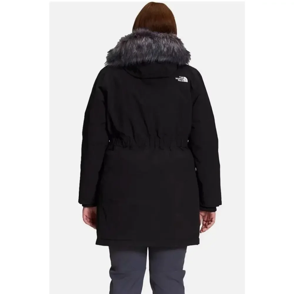 The North Face Women's Arctic Parka Coat 600 Down Fill Black 3X Fur Hood $350 - Picture 7 of 16